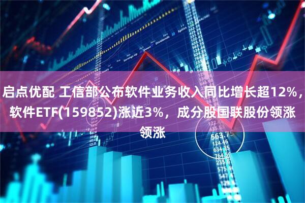 启点优配 工信部公布软件业务收入同比增长超12%,软件ETF(159852)涨近3%,成分股国联股份领涨